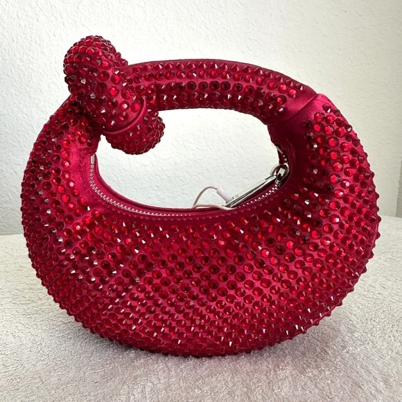 JW PEI Abacus crystal mini‎ bag Red NWT - Picture 5 of 17